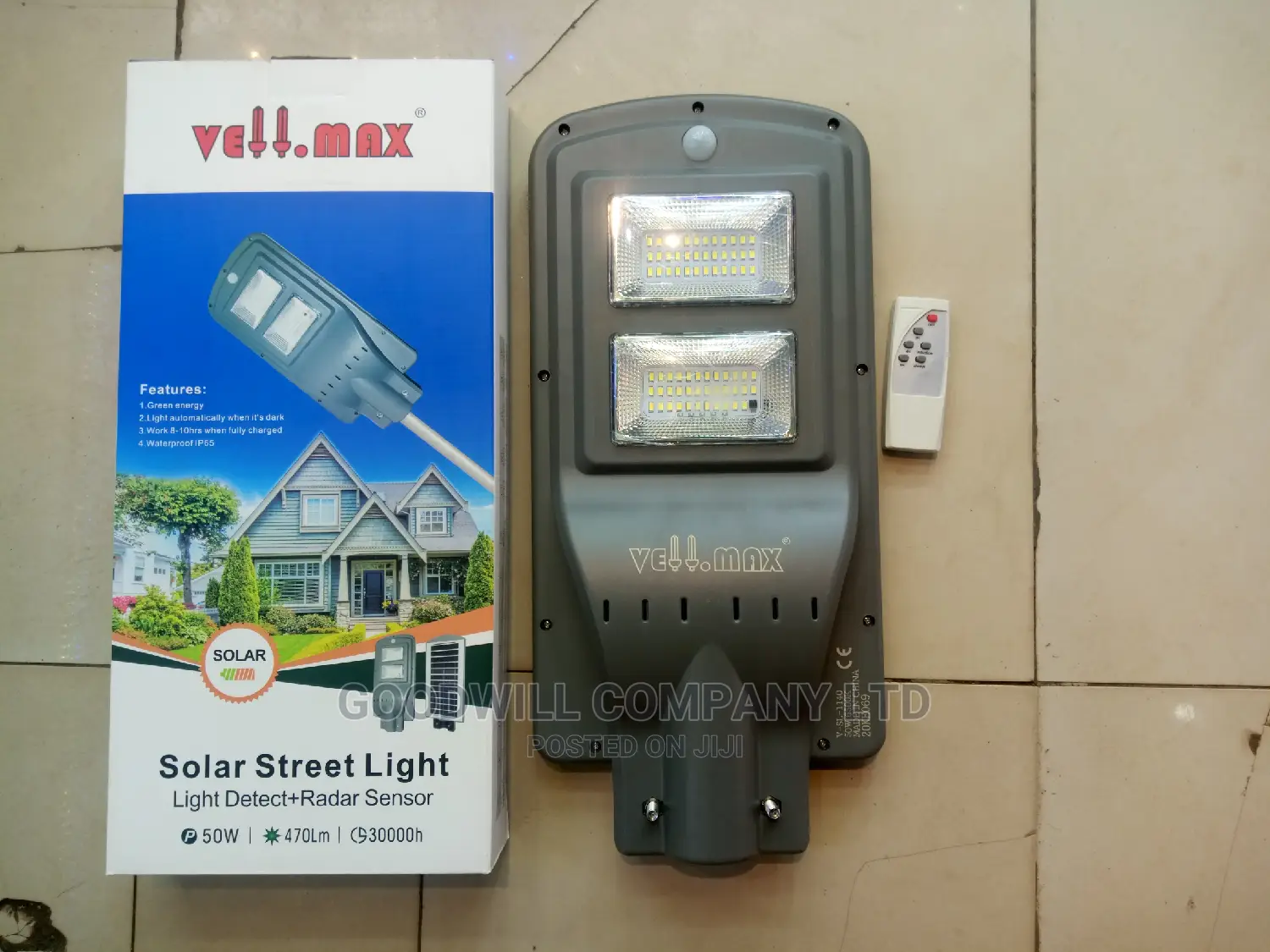 60W Solar Street Light Vellmax