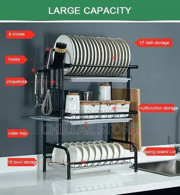 3 Tier Dish Rack