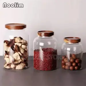 3pcs Glass Storage Jar