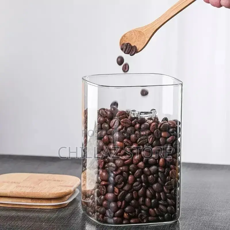 3pcs Glass Storage Canister