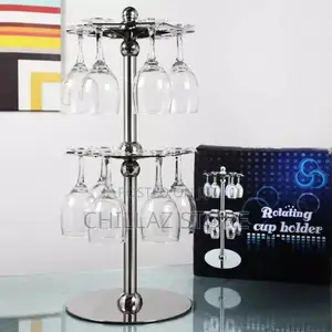 Double Rotating Glass Holder