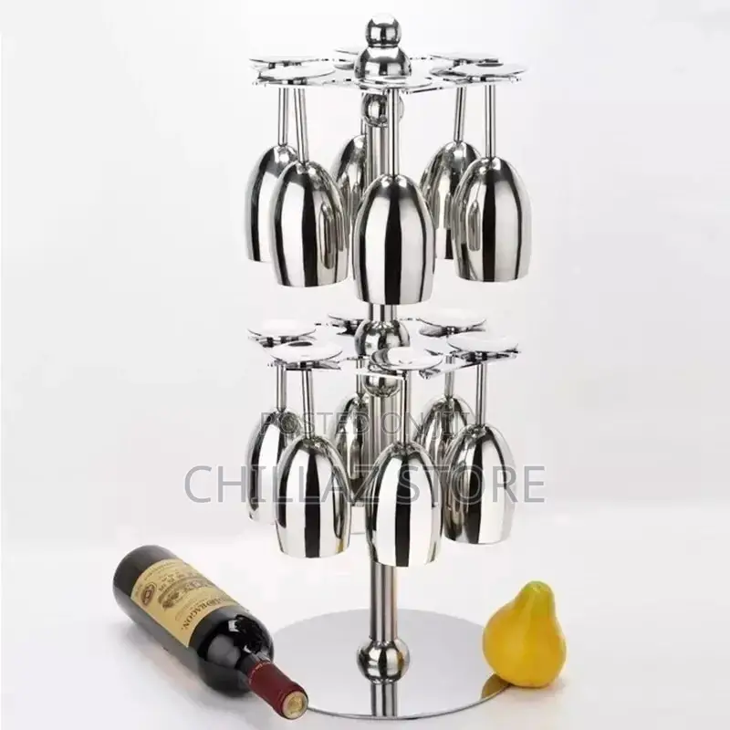 Double Rotating Glass Holder