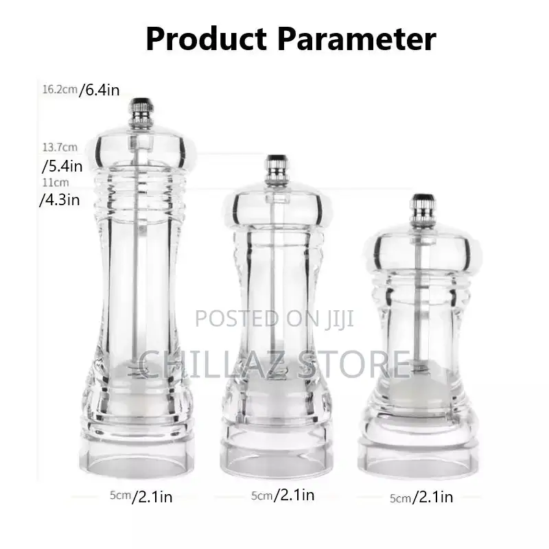 Acrylic Pepper Mill/Grinder