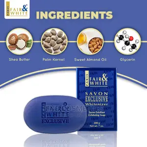 Fair and White Exclusive Exfoliating Moisturizing Bath Soap