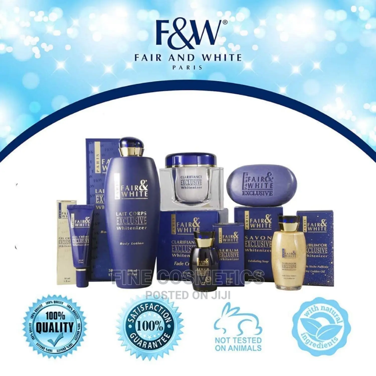 Fair and White Exclusive Exfoliating Moisturizing Bath Soap