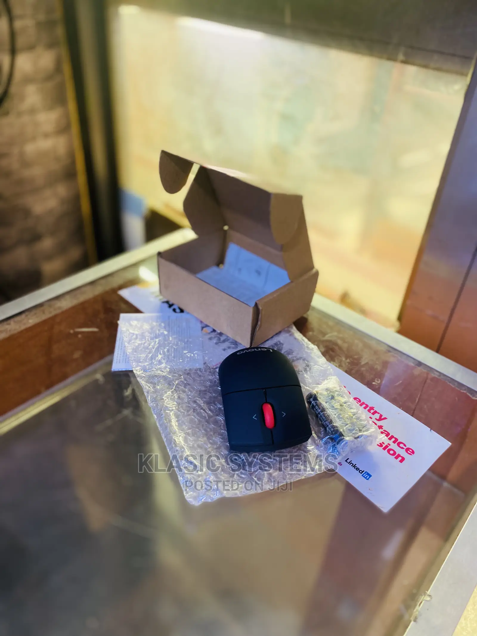 A Lenovo Wireless Mouse