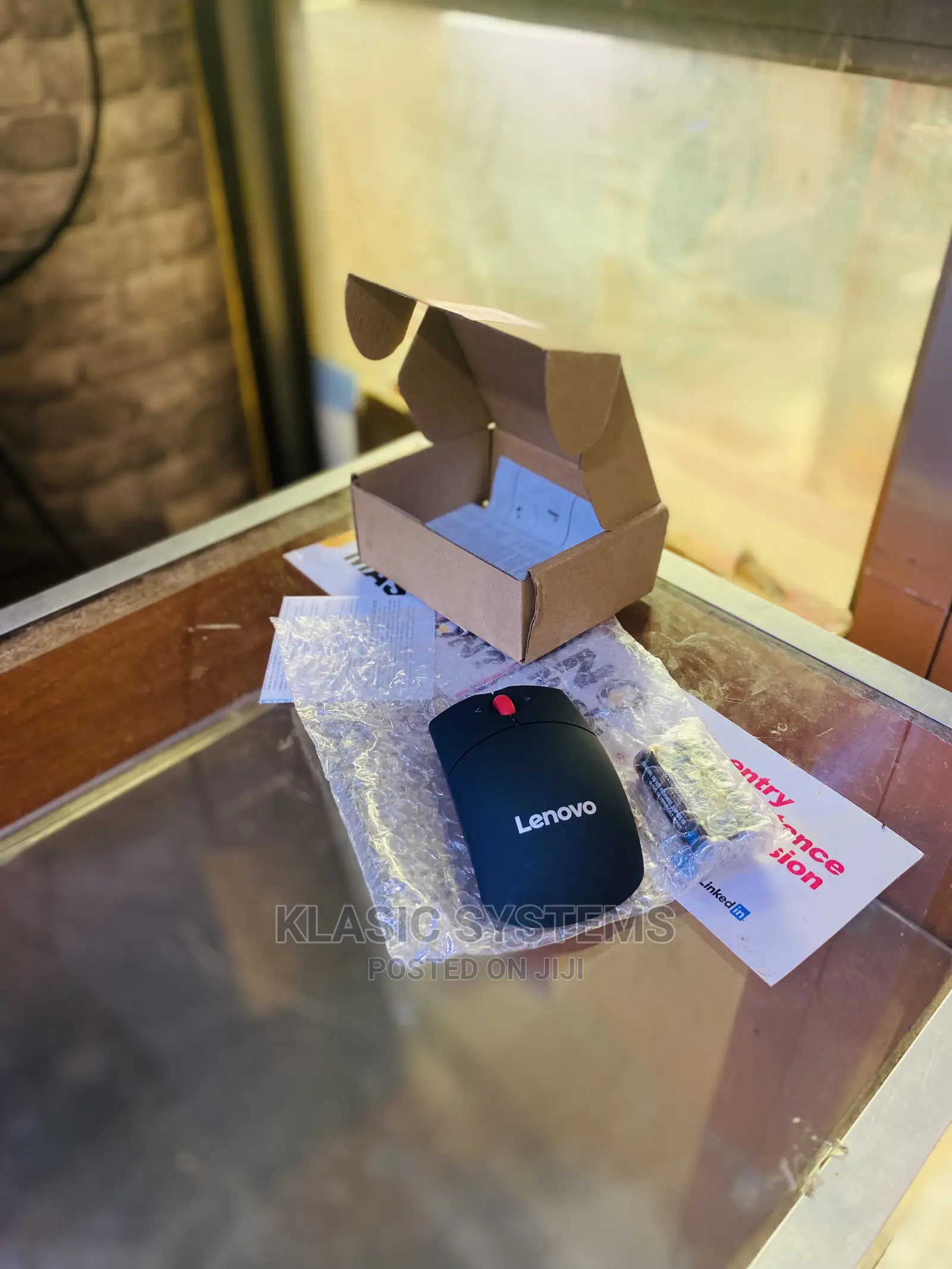 A Lenovo Wireless Mouse