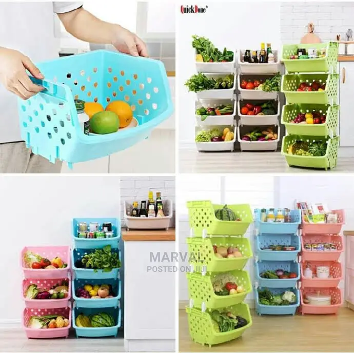 4 Layer Kitchen Storage Basket