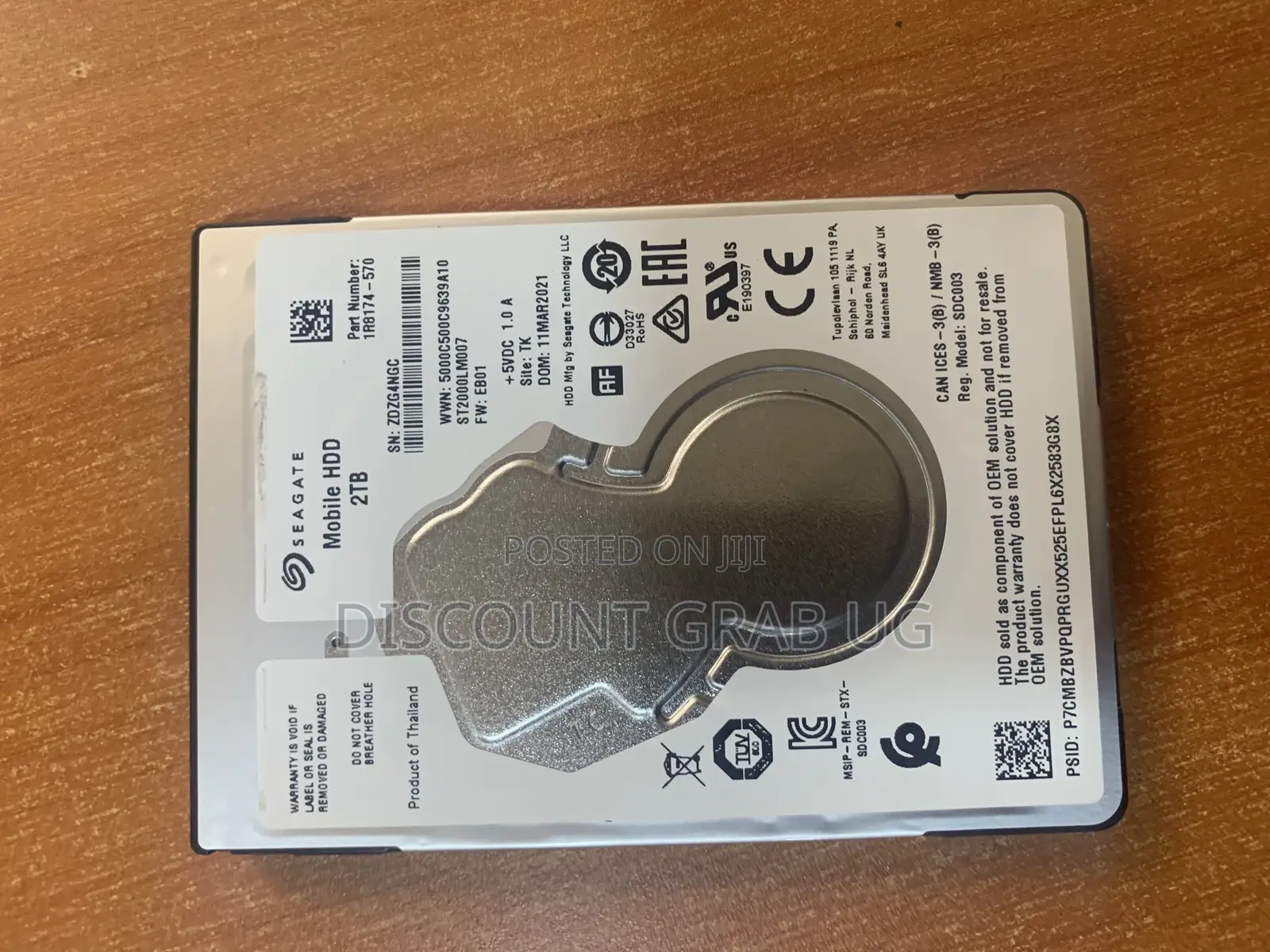 Seagate Slim 2tb Laptop Internal Hard Drive 2.5