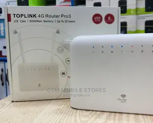 TOPLINK 4GLTE Cat4 Rechargeable Routers With 5000mah Battery