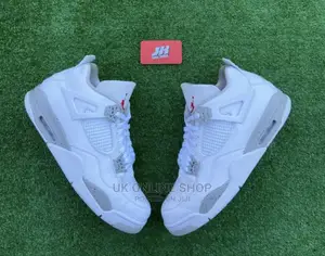 Nike Air Jordan 4 Retro White Oreo Size 14 OG Box