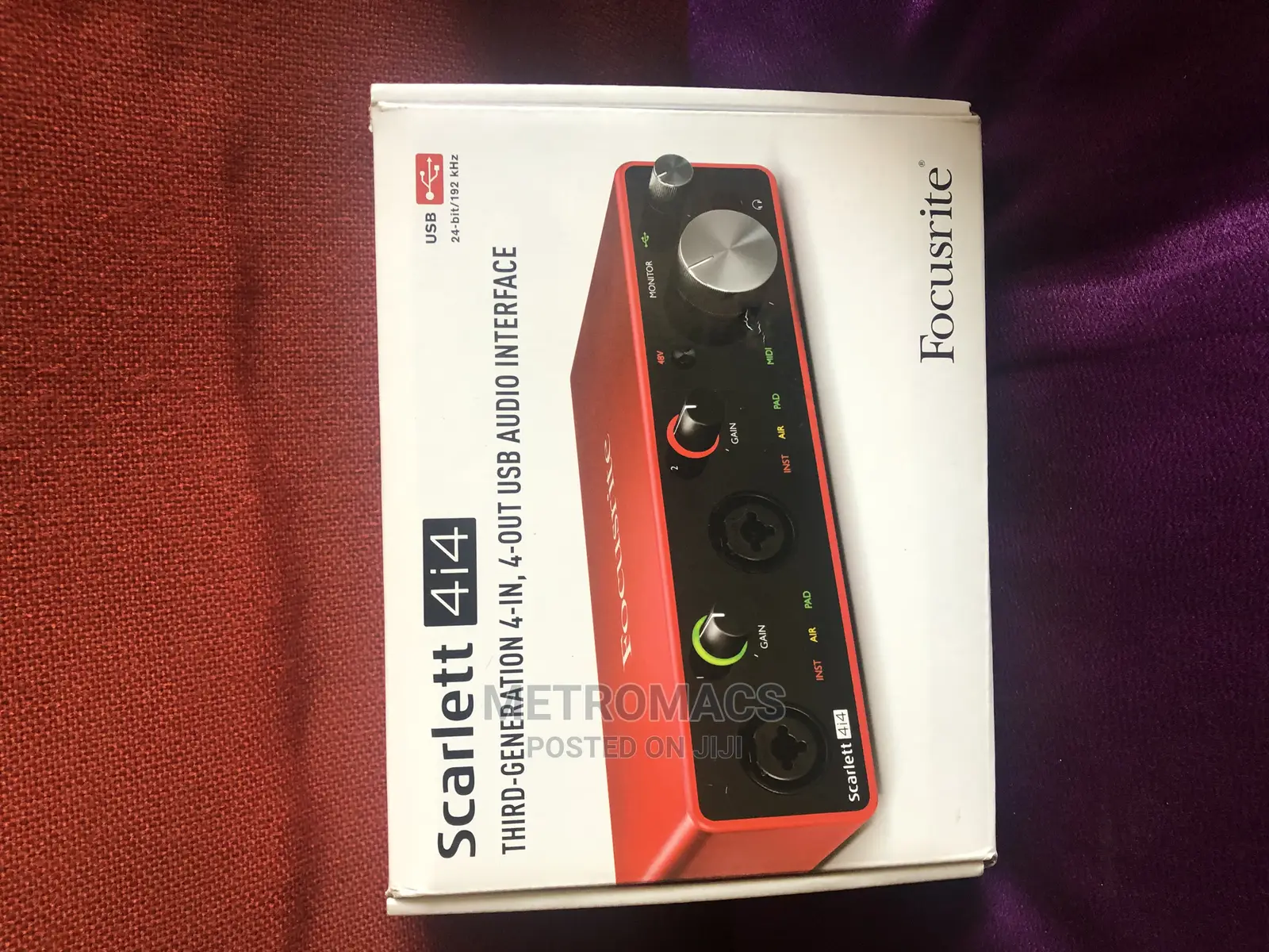 Focusrite Scarlett 4i4-3rd Generation Studio Sound Card