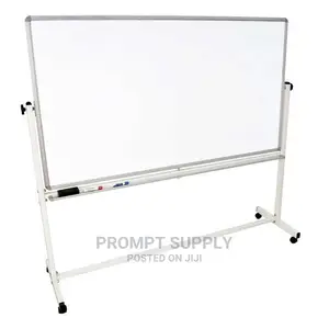 Whiteboard (90cmx120cm) With a Stand Plus Markers Eraser