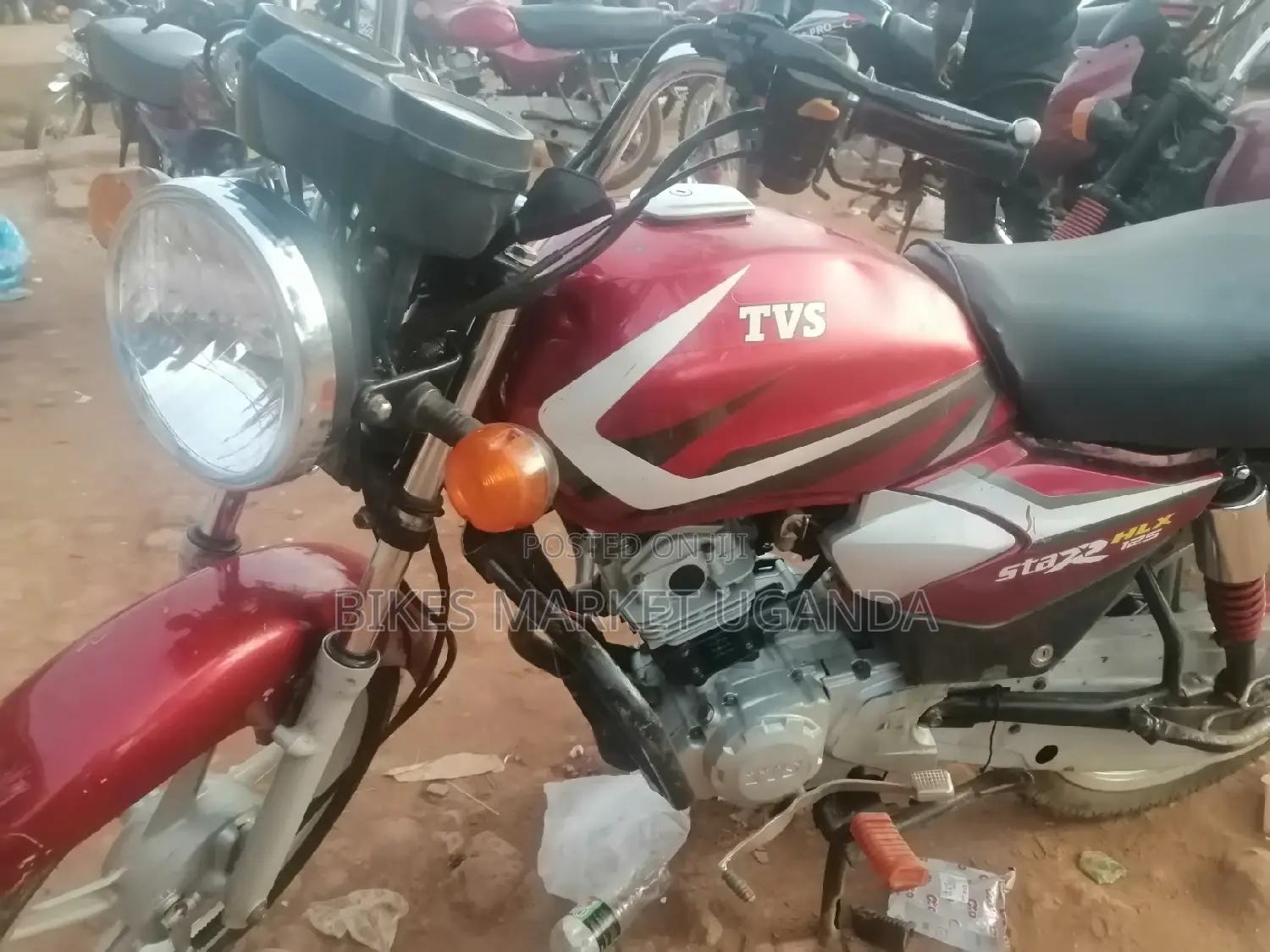 New TVS Apache 180 RTR 2015 Red