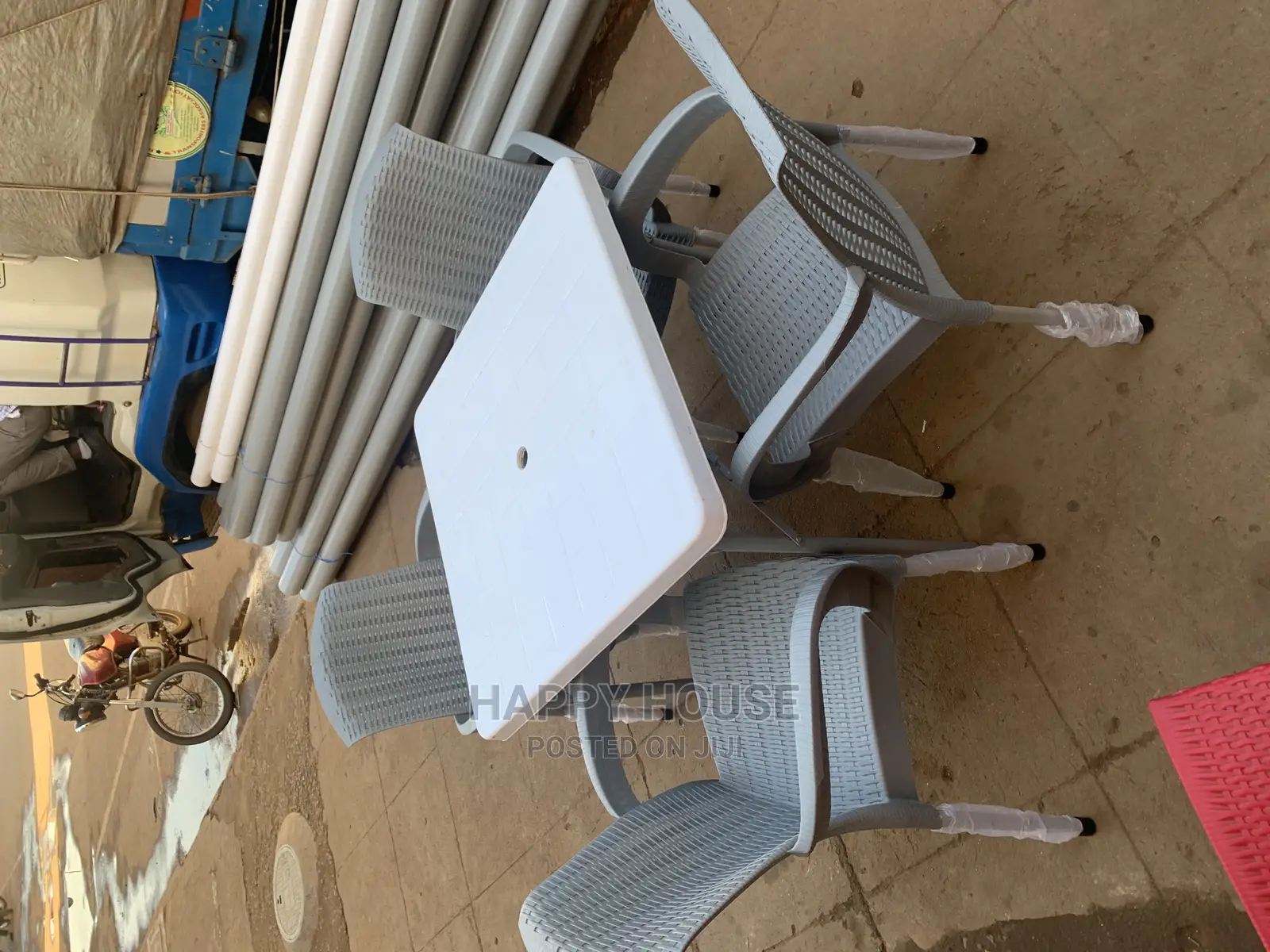 Set of Tables and 4 Chairs