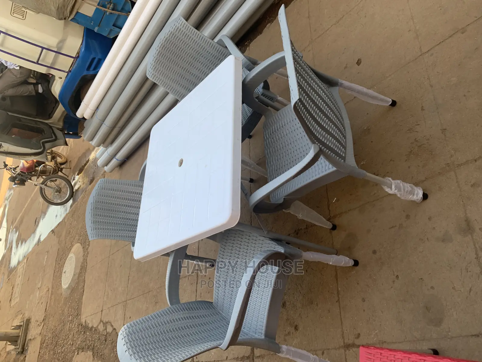 Set of Tables and 4 Chairs