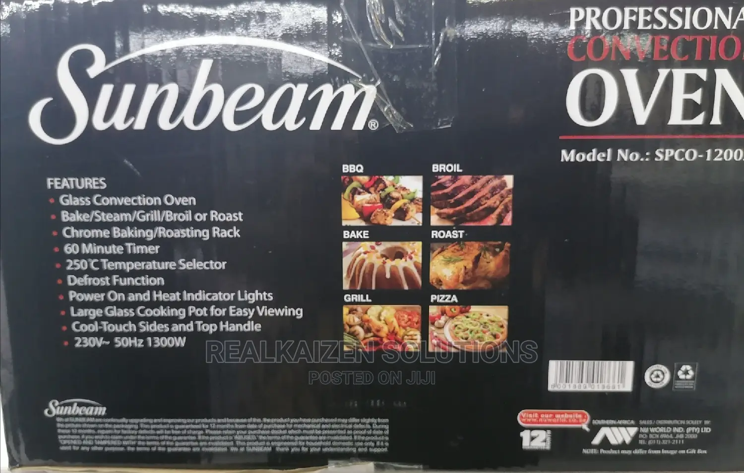 SUNBEAM Professional Steamer Grill Bake Convection Oven