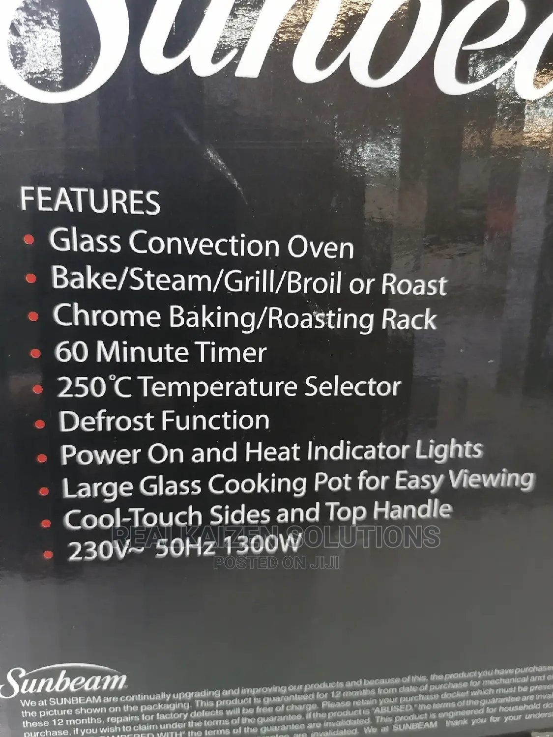 SUNBEAM Professional Steamer Grill Bake Convection Oven