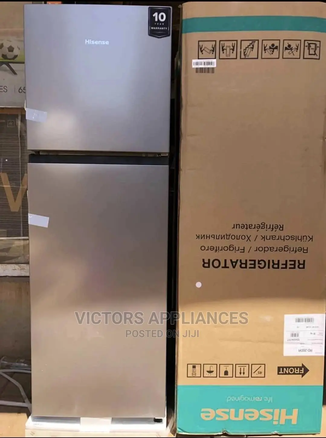 Hisense 200L Double Door Refrigerator