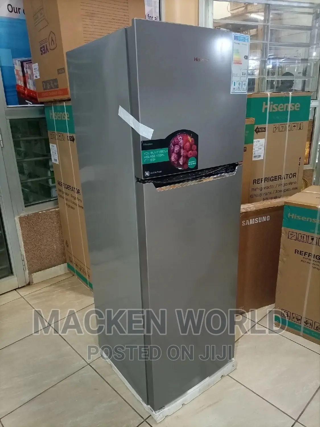 328l Hisense Refrigerator Double Door Total No Frost