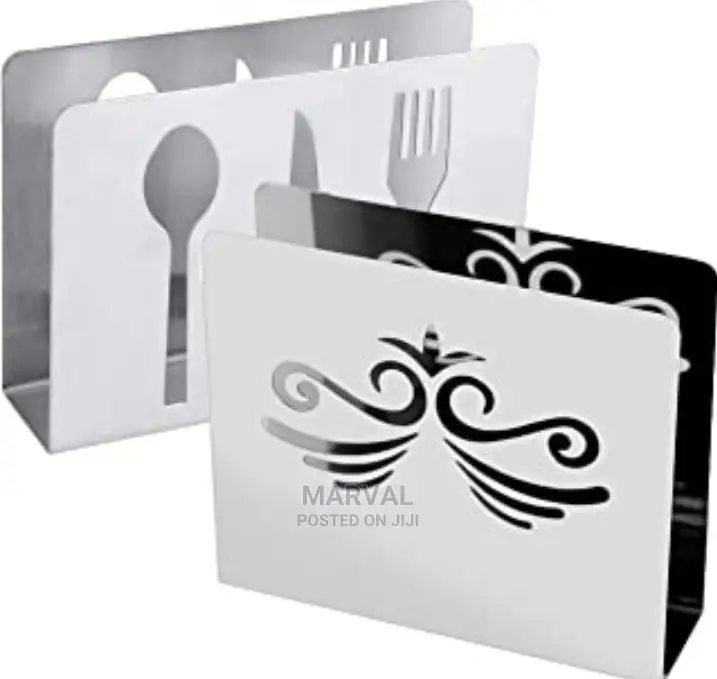 Stainless Modern Serviette Holder