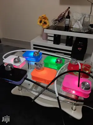 Cube Shisha Table Hookahs Pot. Rechargeable