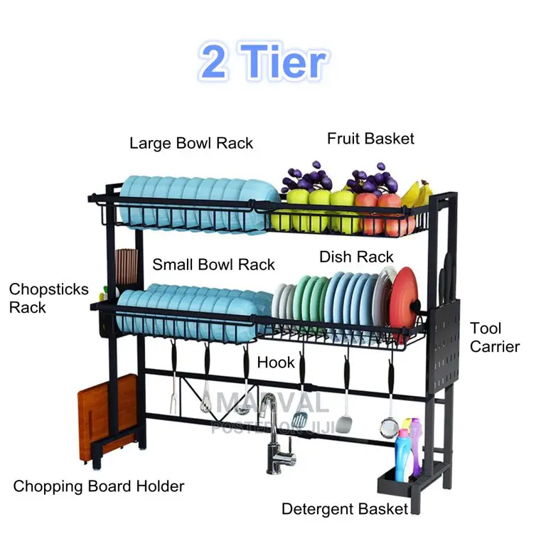 Over the Sink Dish Drainer