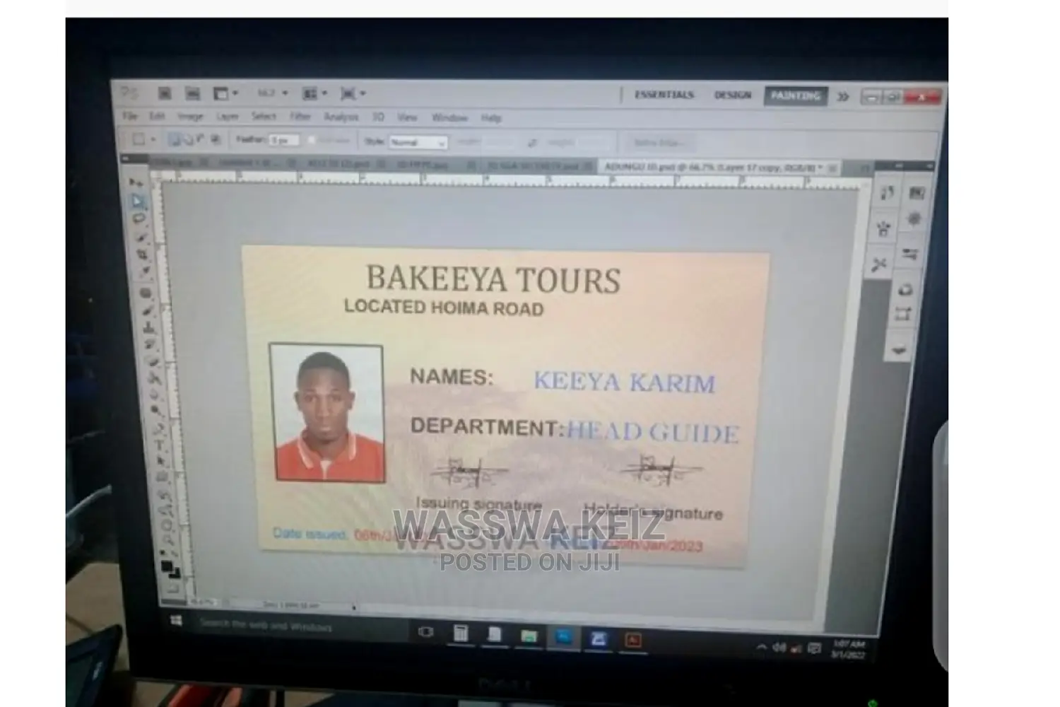 Plastic Ids Designing and Printing