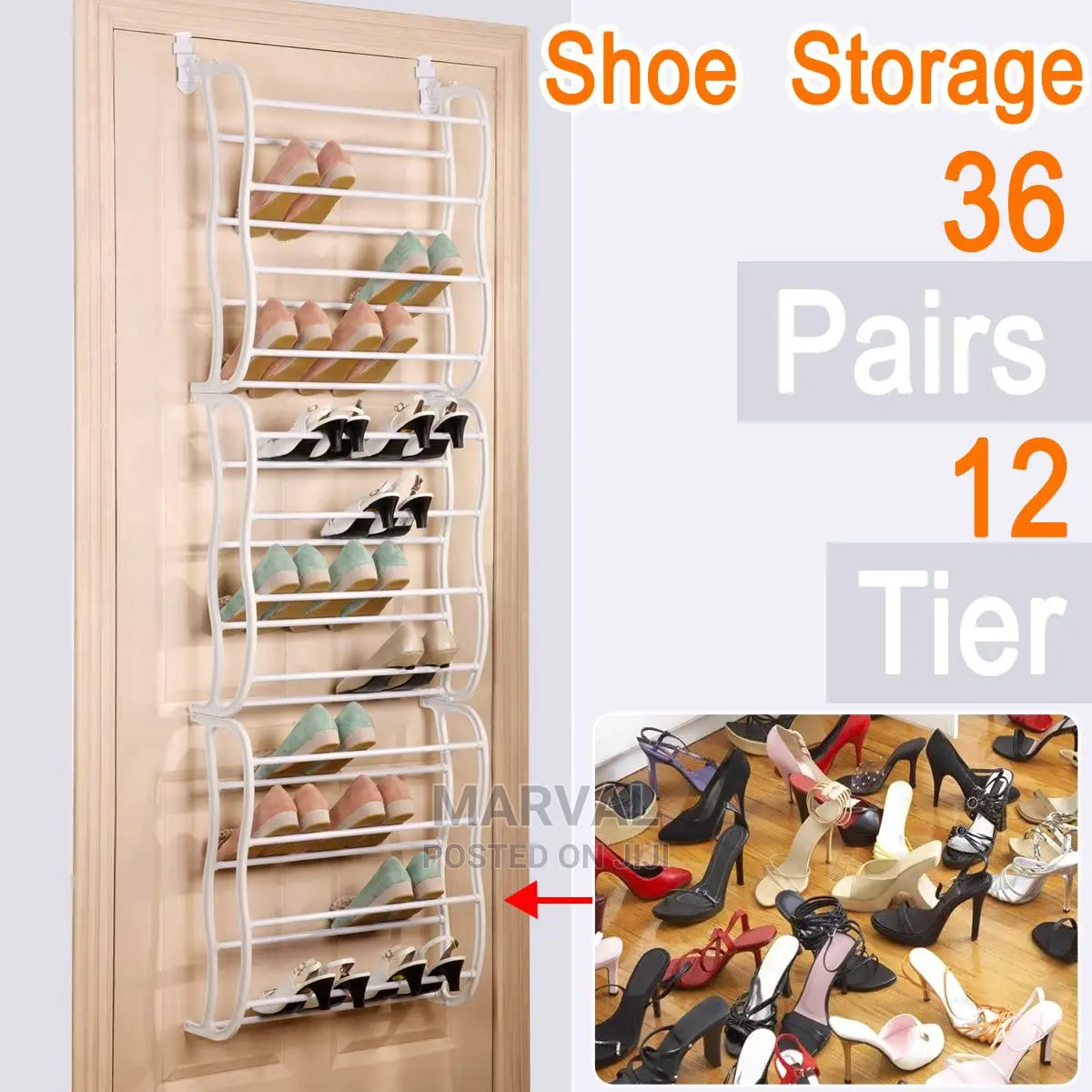 Over Door Shoe Racker