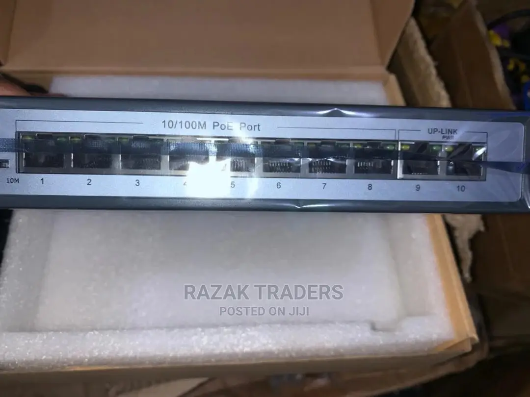 Poe Switch 8+2 Port 10 Gigabyte 10/100 Layers