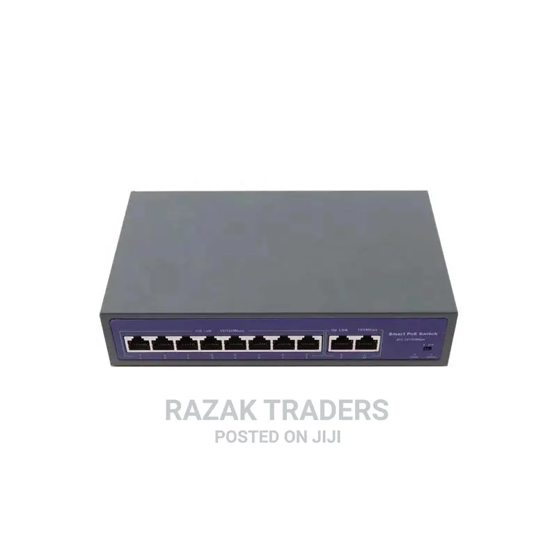 Poe Switch 8+2 Port 10 Gigabyte 10/100 Layers