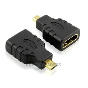 Female HDMI to Micro Type D Male HDMI Adapter