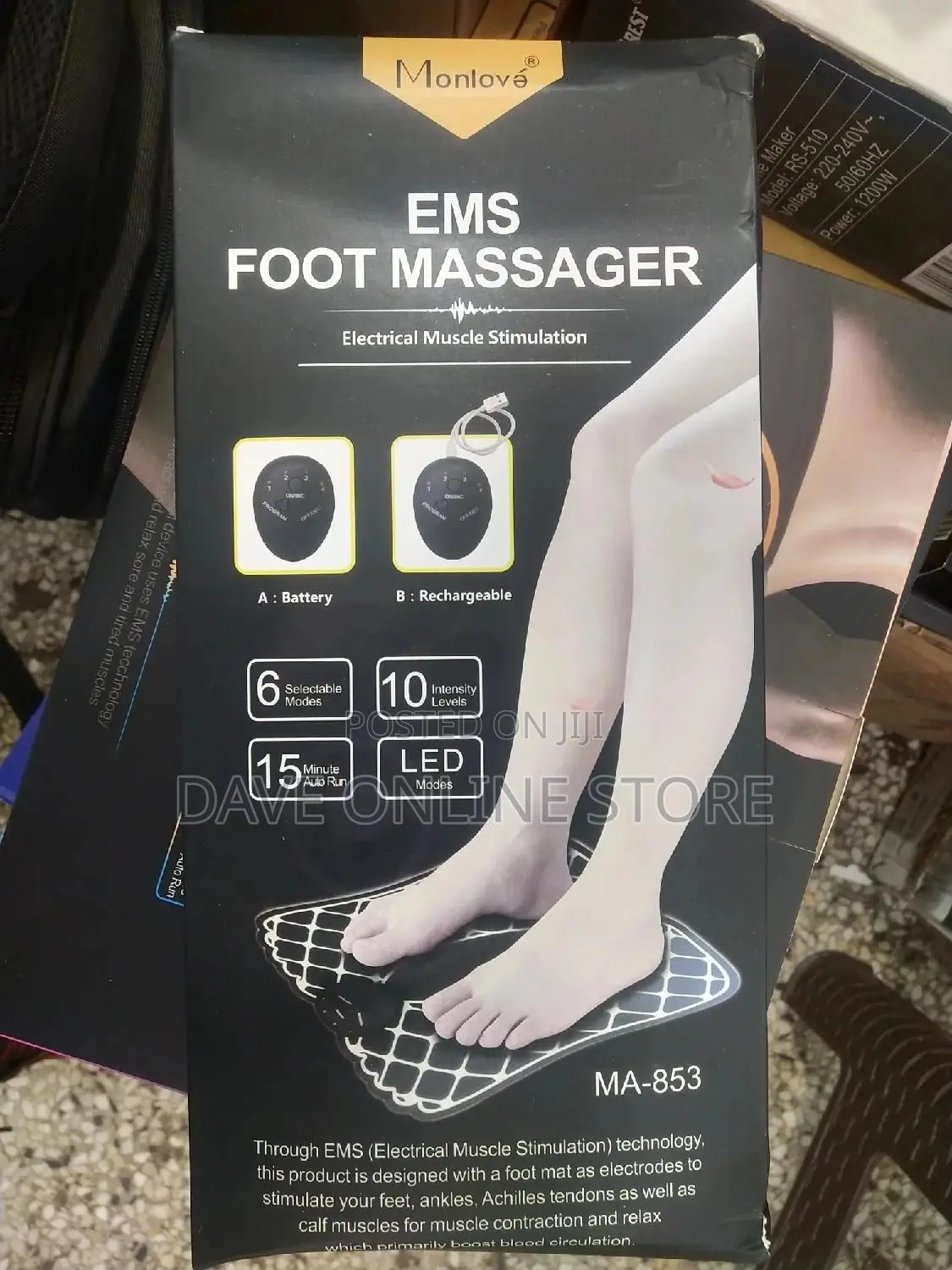 Electrical Muscle Stimulation Foot Massager
