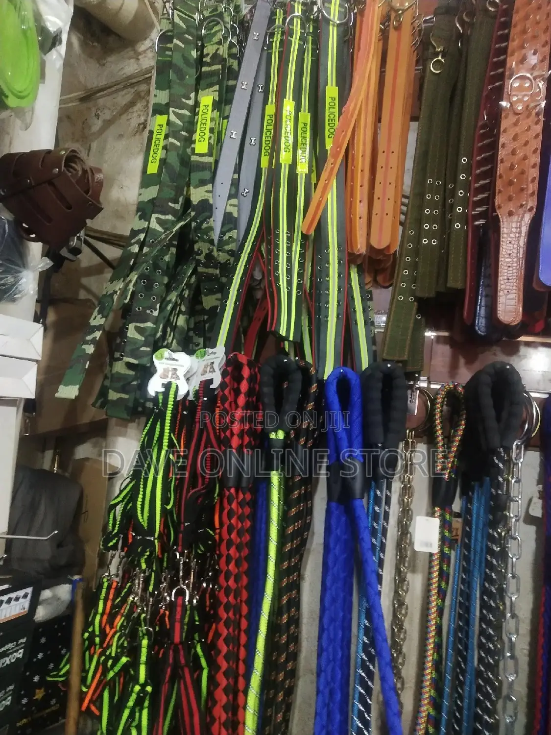 Dog Belts,Chains, Dog Leash Available