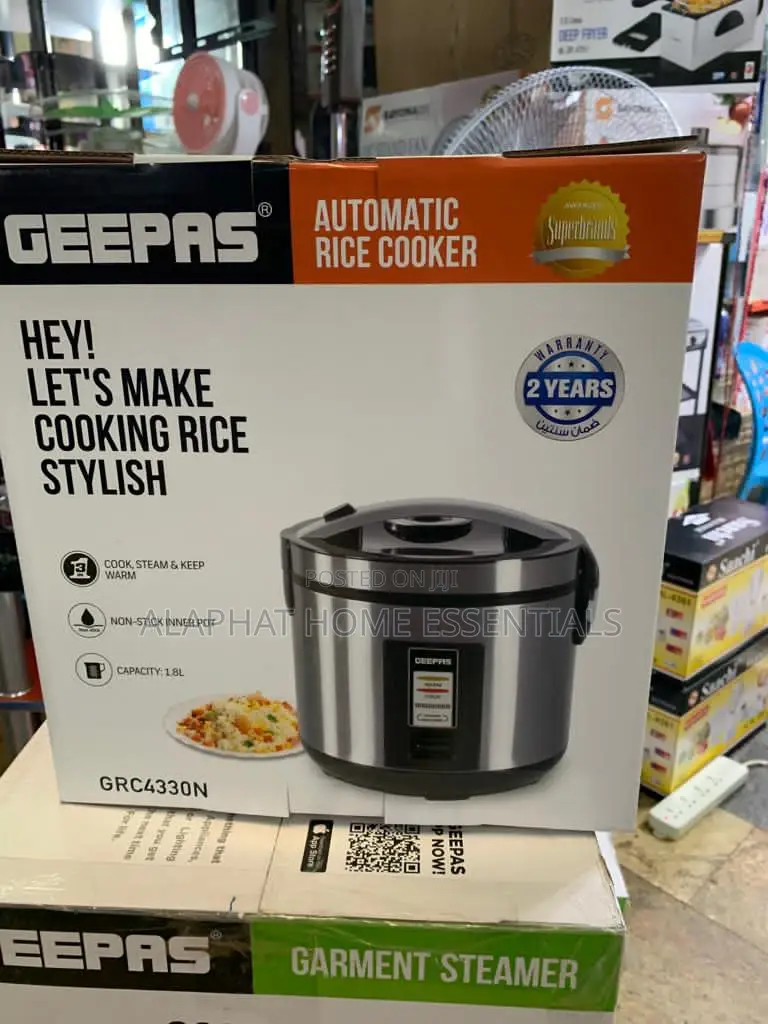 Geepas Automatic Rice Cooker 1.8 Litres
