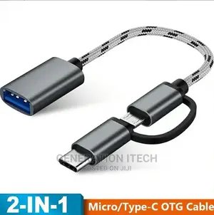 2 in 1 OTG Adapter for Type C and Android Phones