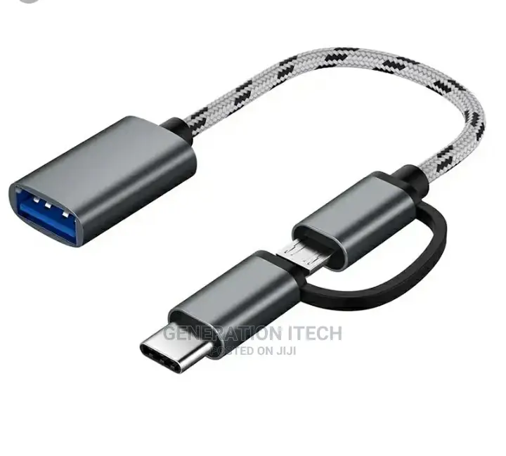2 in 1 OTG Adapter for Type C and Android Phones