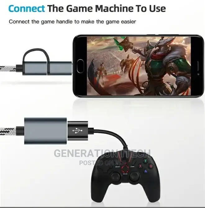 2 in 1 OTG Adapter for Type C and Android Phones