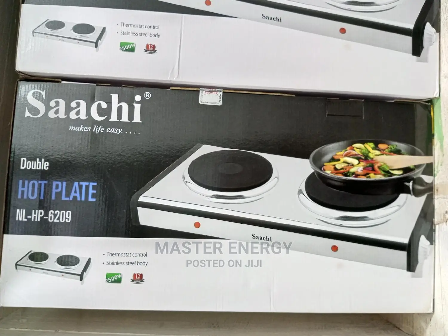 Saachi Double Hotplate