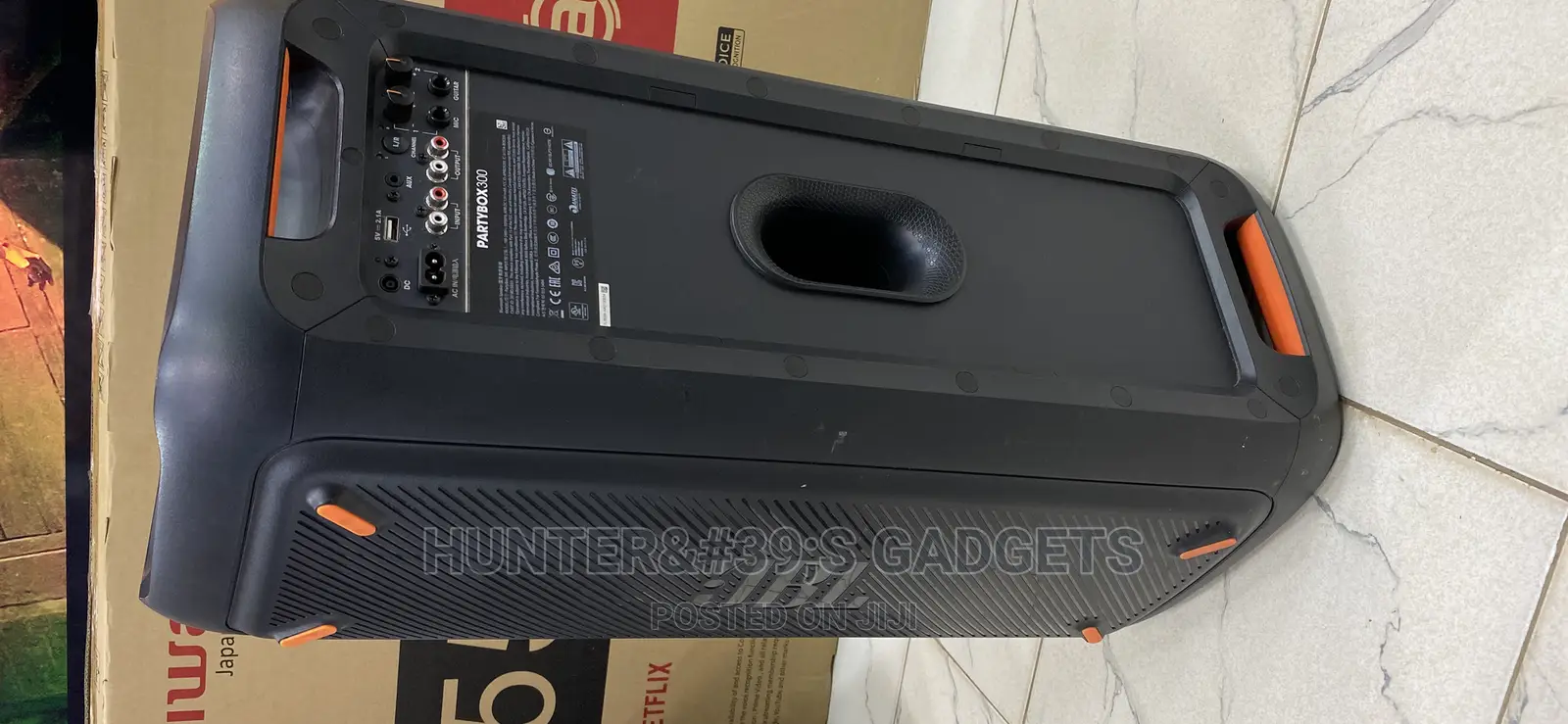Jbl Party Box 300 Bluetooth Rechargeable Speaker With Usb
