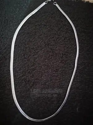 Men's Silver Simple Necklaces Available