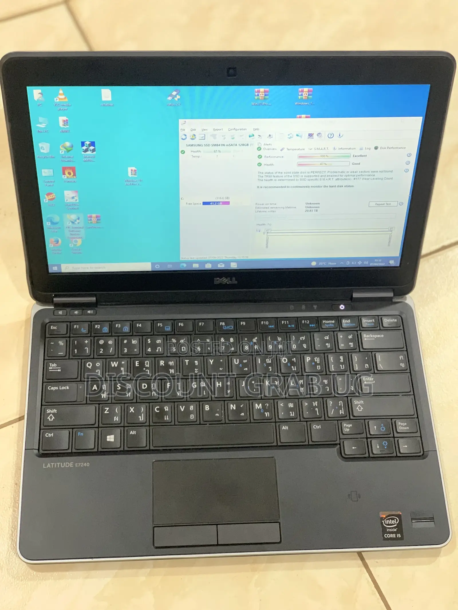 Laptop Dell Latitude E7240 4GB Intel Core I5 SSD 128GB