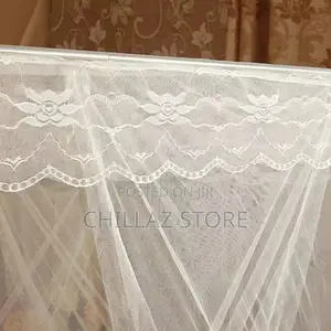 Four Big Stands Square Mosquito Net