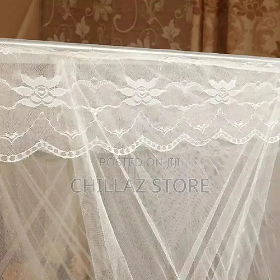 Four Big Stands Square Mosquito Net
