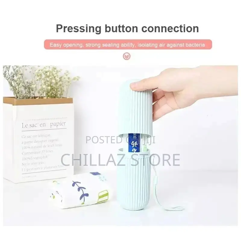 Travel Tooth Paste and Toothbrush Holder