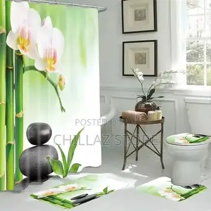 4pcs Waterproof Bathroom Set