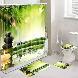 4pcs Waterproof Bathroom Set