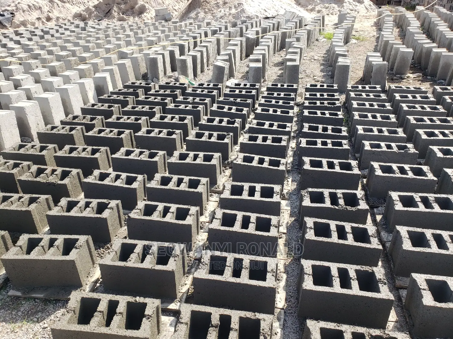 Cheaper Blocks Made on Site and Pavers Using a Machine