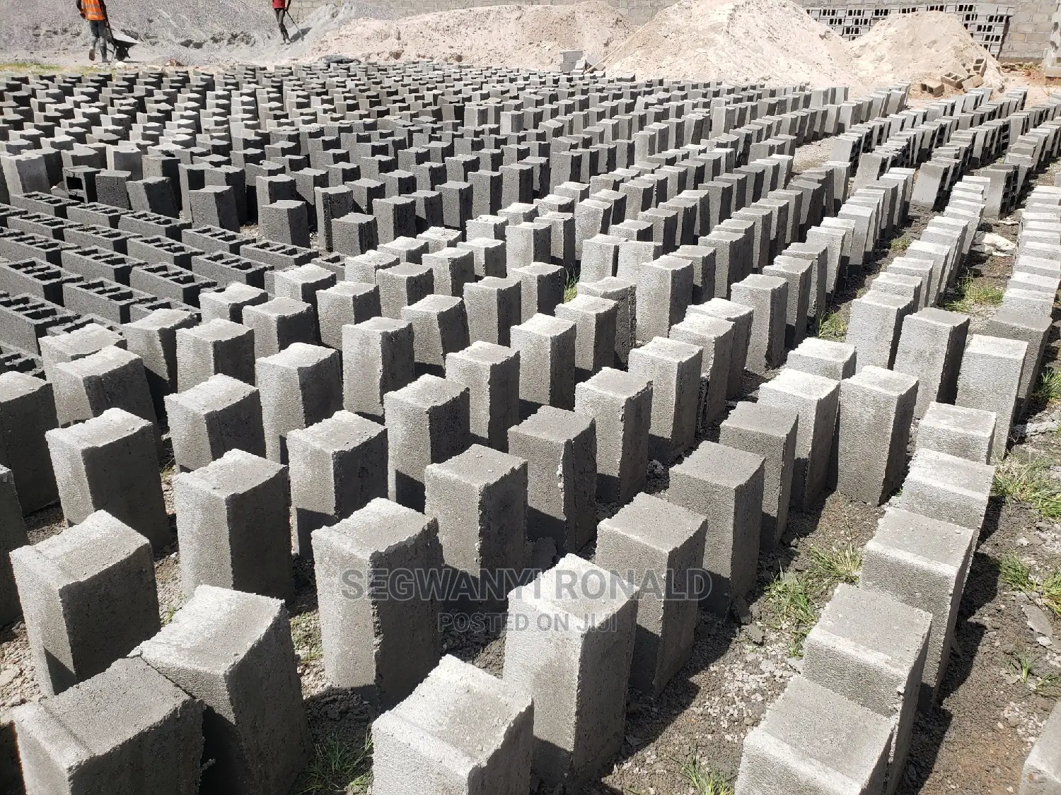 Cheaper Blocks Made on Site and Pavers Using a Machine