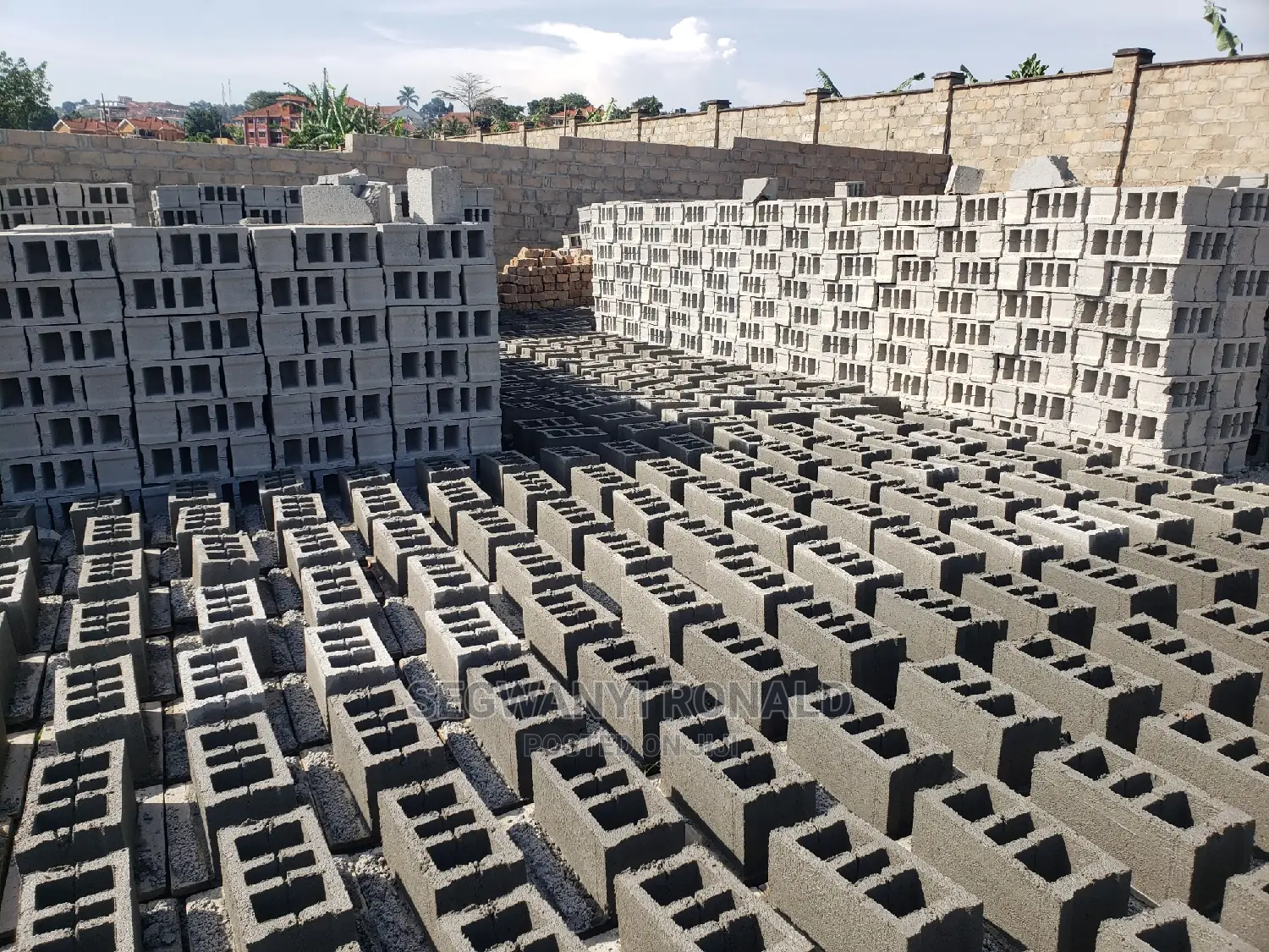 Cheaper Blocks Made on Site and Pavers Using a Machine